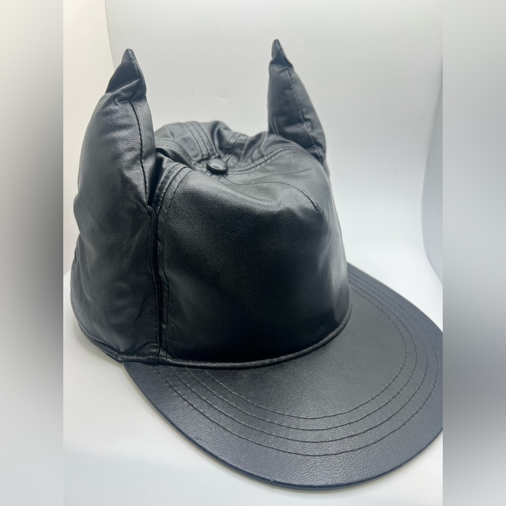 Jay and Silent Bob Bluntman Black Faux Leather Baseball Cap with Pointed Ears - Picture 5 of 8